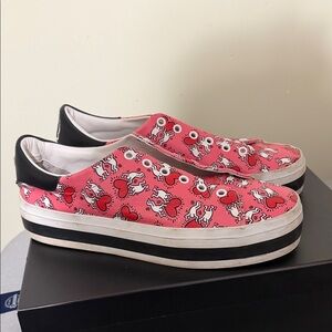 are the Alice + Olivia x Keith Haring Ezra Flatform Sneakers size 8/38